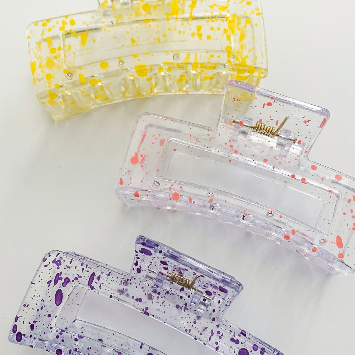 spring splatter clips