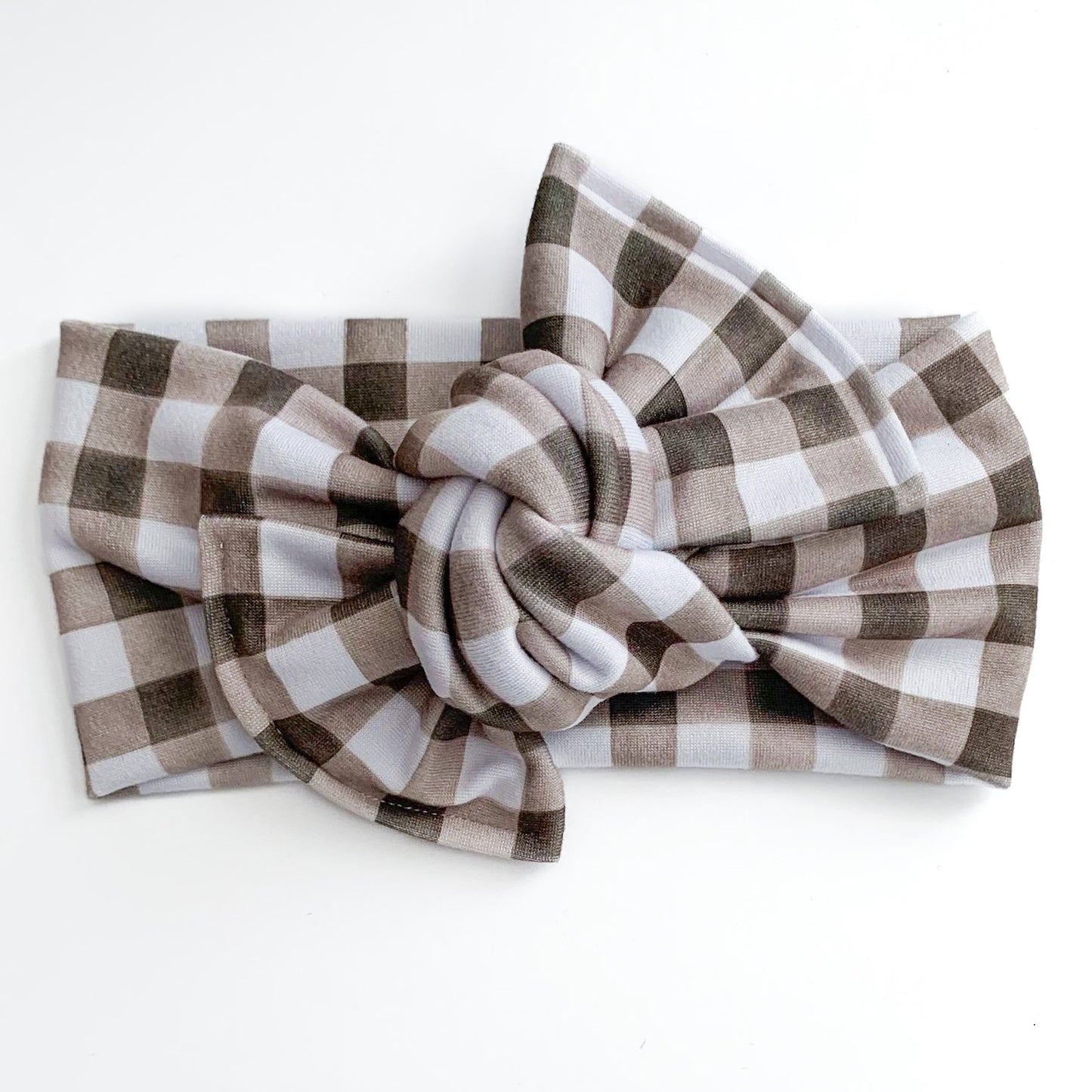 greige gingham collection