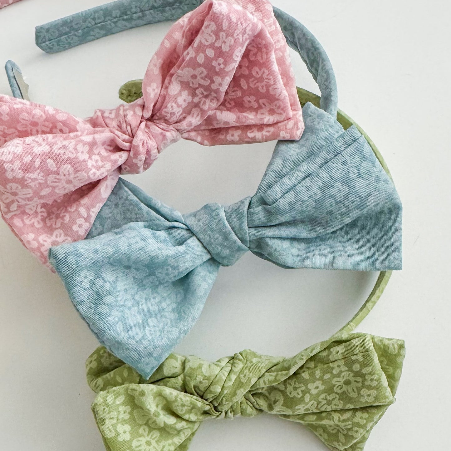 spring pastel bow headbands