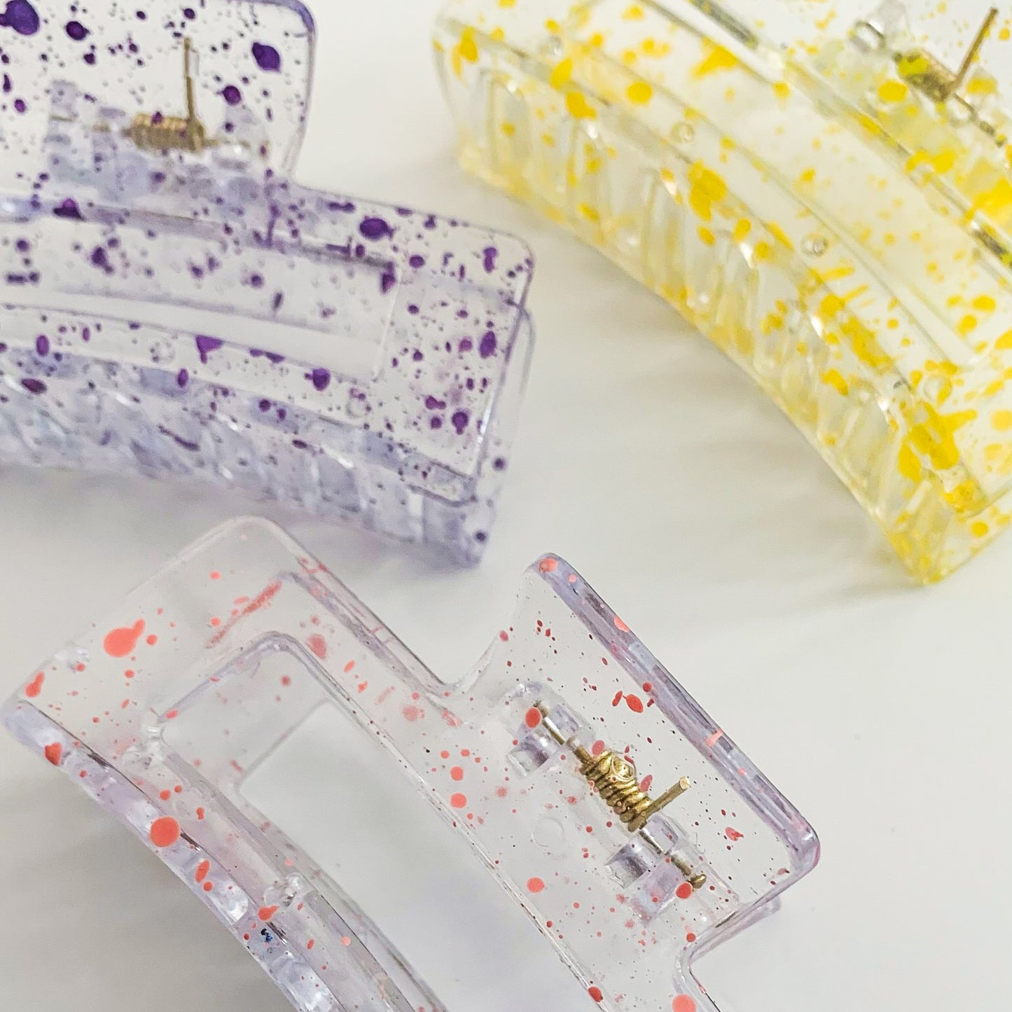 spring splatter clips