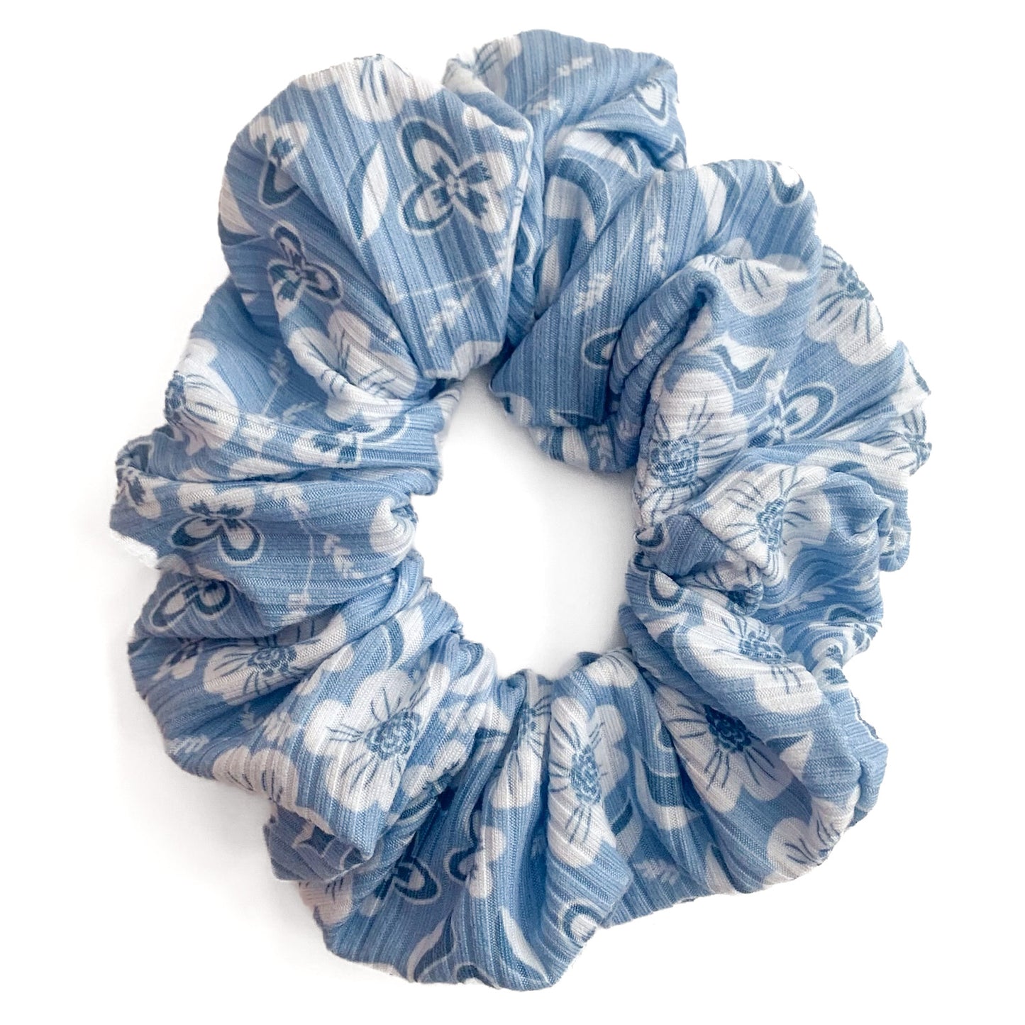denim blue floral collection