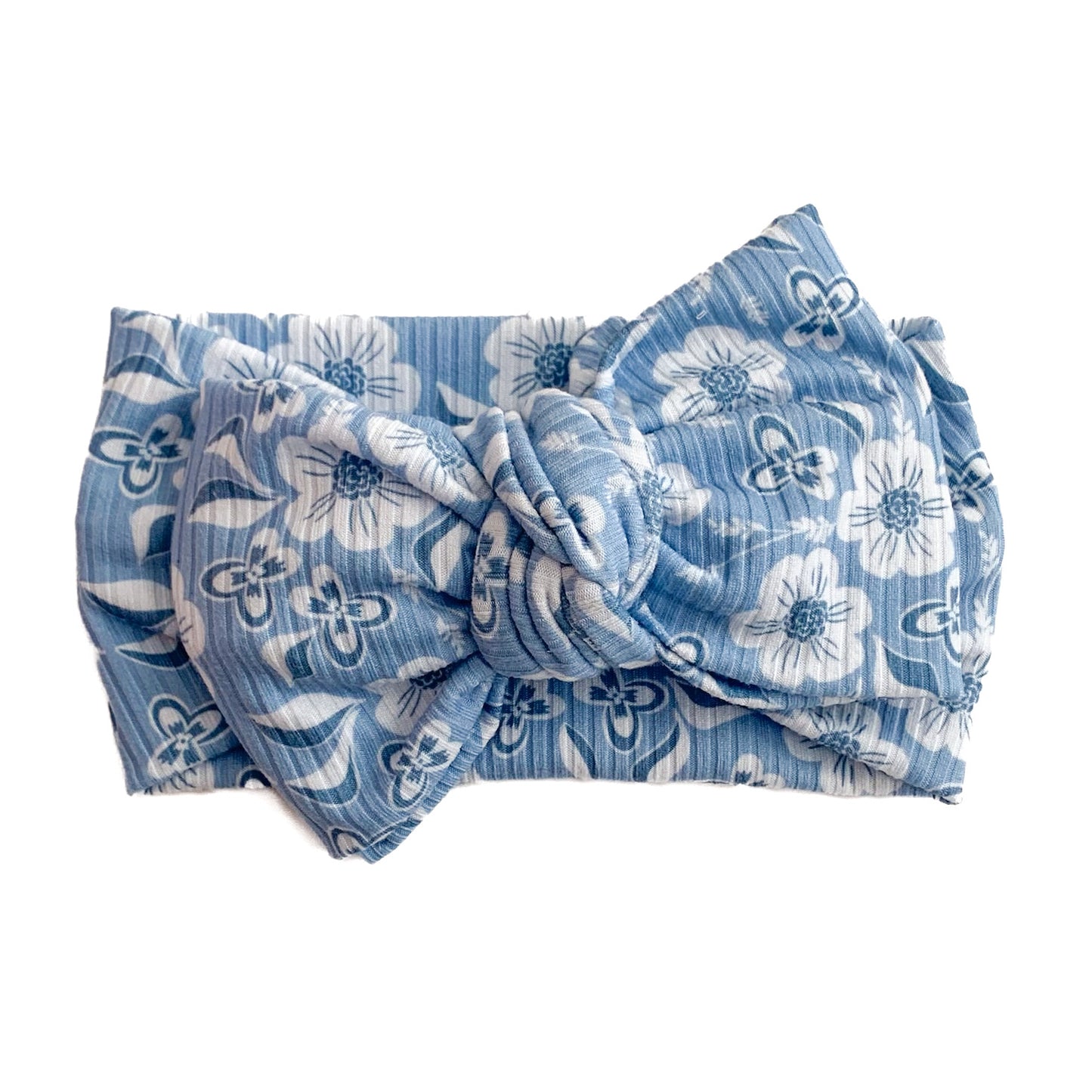 denim blue floral collection
