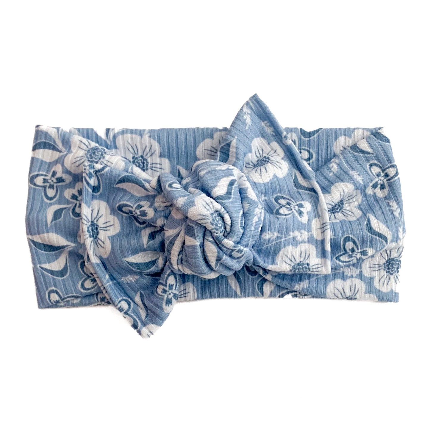 denim blue floral collection