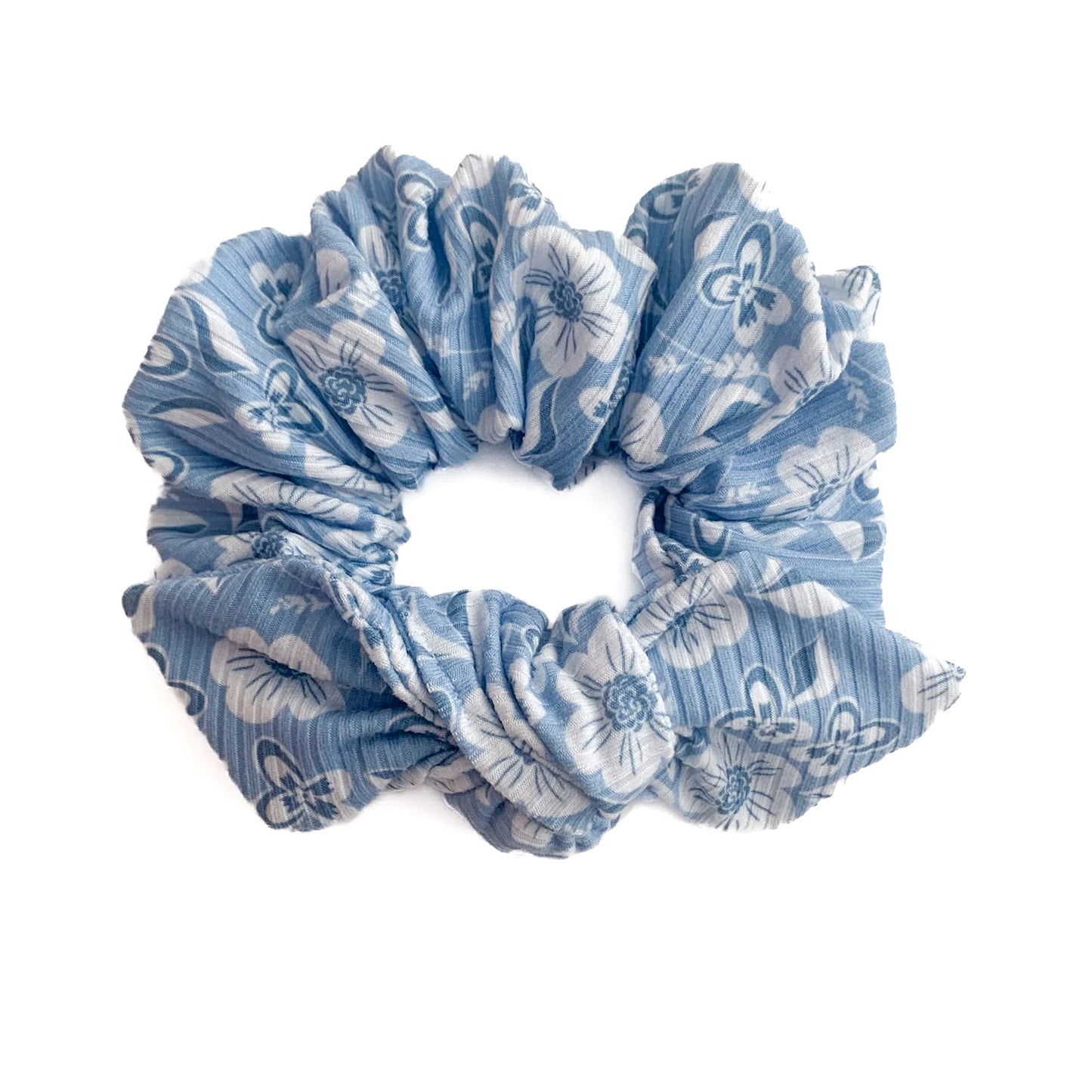 denim blue floral collection