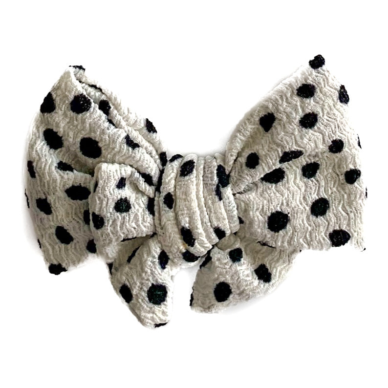 white + black dots collection