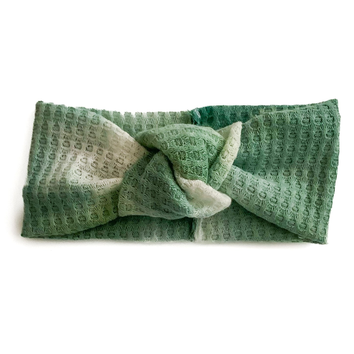 green ombré waffle collection