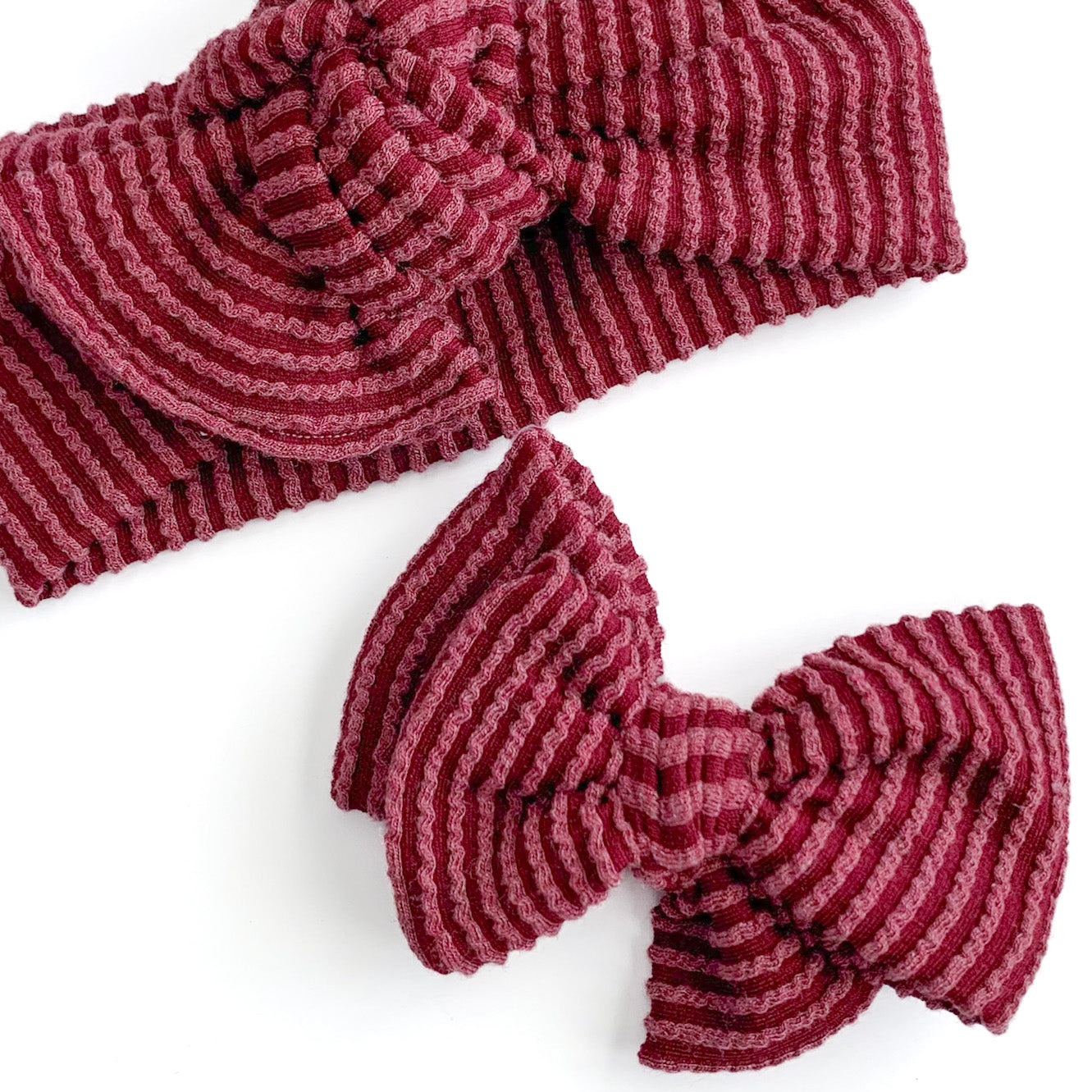 burgundy rib knit collection