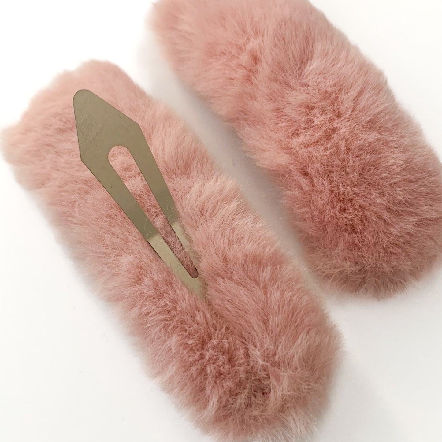 pink fuzzy clips (2)
