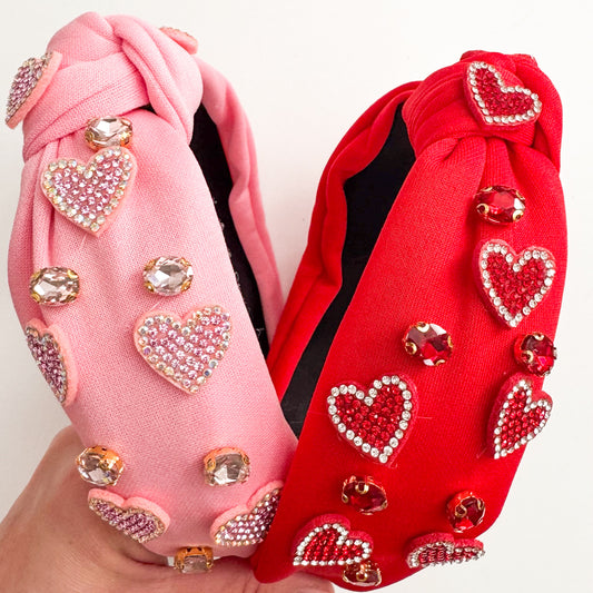 valentine jewel headbands